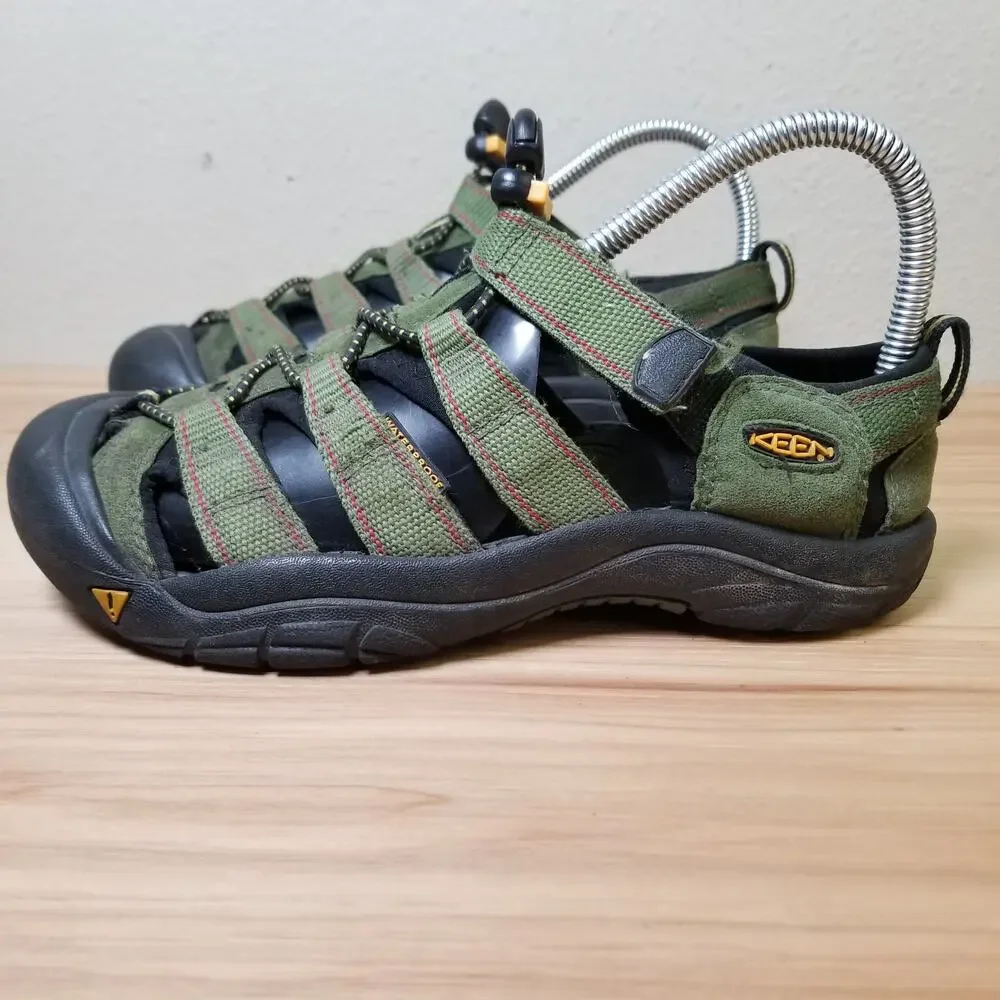 Keen Kids‎ Size 4 Newport Water Sandals Olive Green Outdoor Hiking Shoe Gorpcore